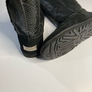 UGG Black Sequin Winter Boots